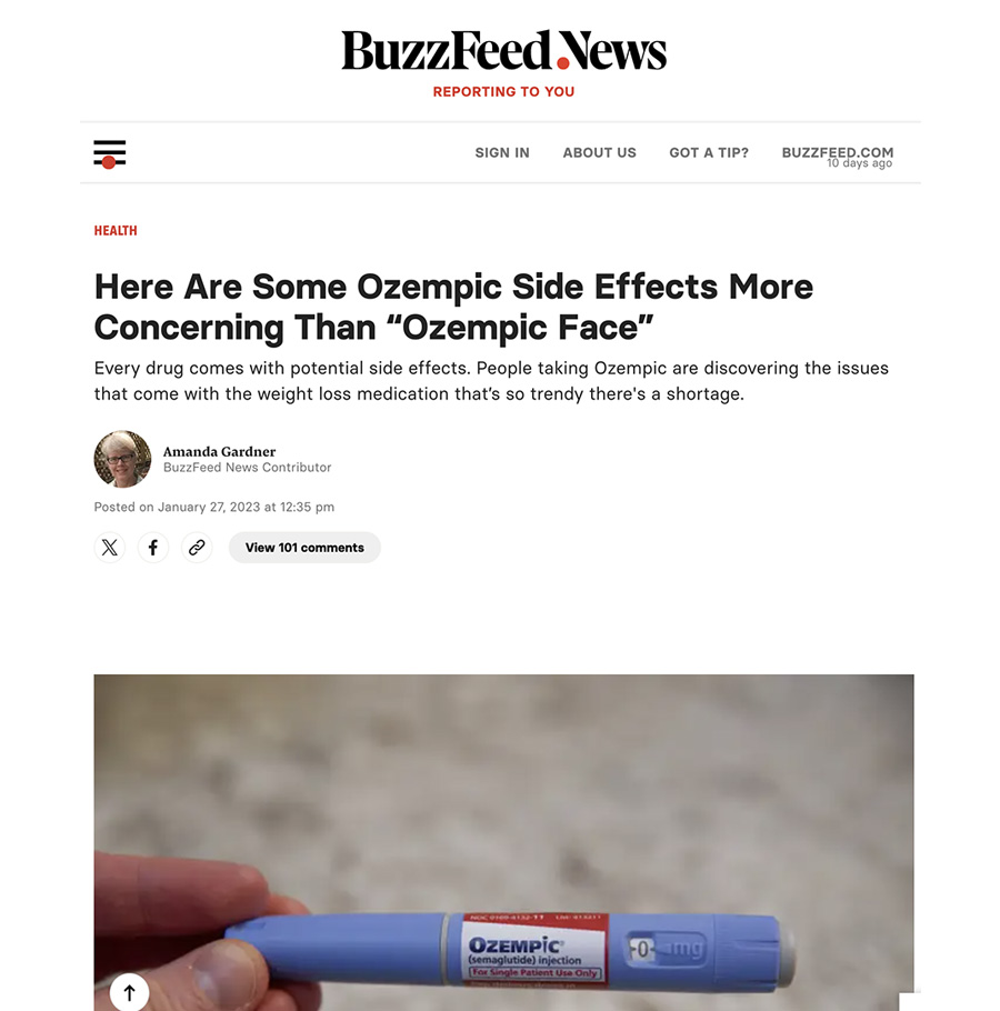 Media feature in Buzz Feed News