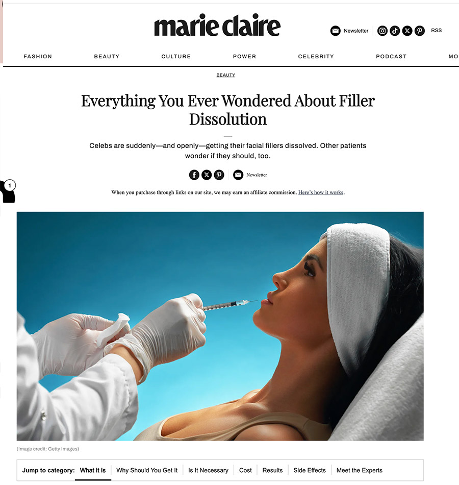 Marie Claire article